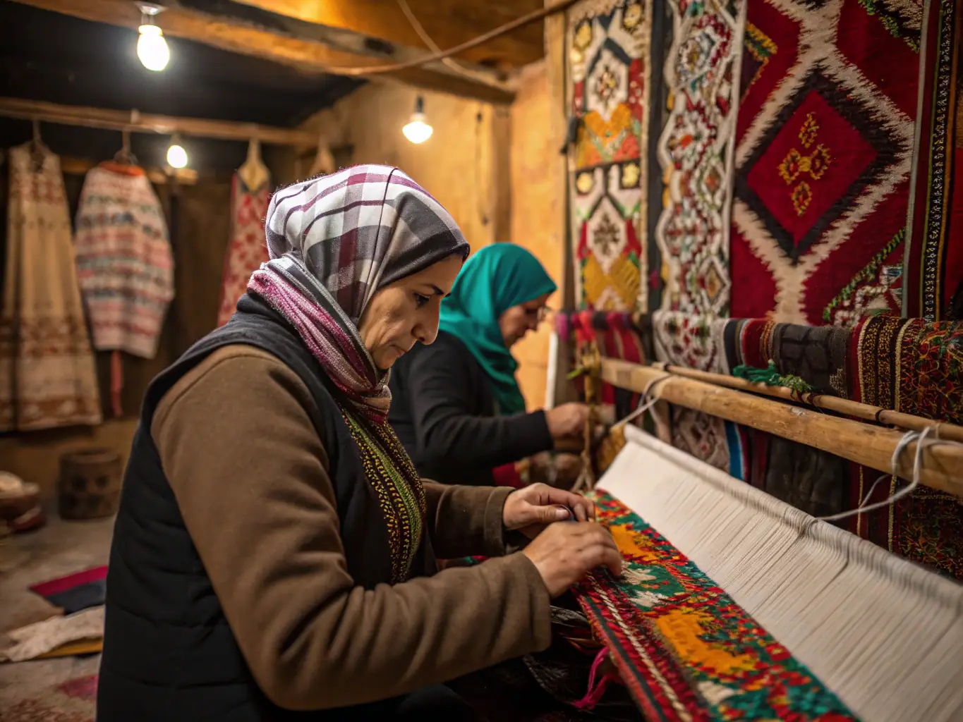 A photograph illustrating the preservation of traditional crafts and skills in Les Mars, featuring artisans demonstrating their techniques.